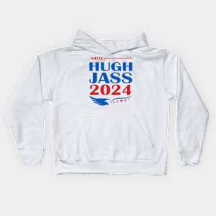 Vote Hugh Jass 2024 Kids Hoodie